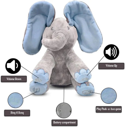 Disney Singing Elephant Plush Toy with Moving Ears