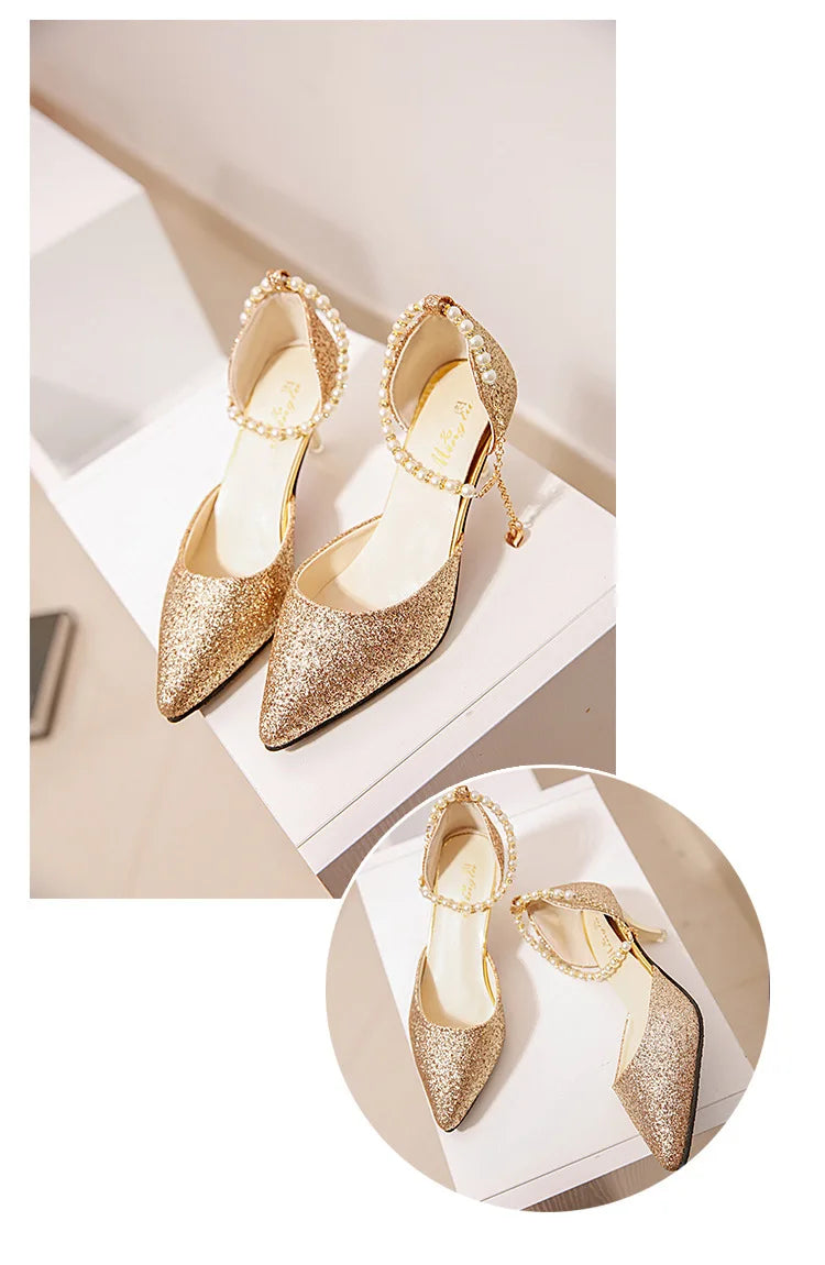 Bride Wedding High Heels – Elegant Women’s Party Pumps & Mules