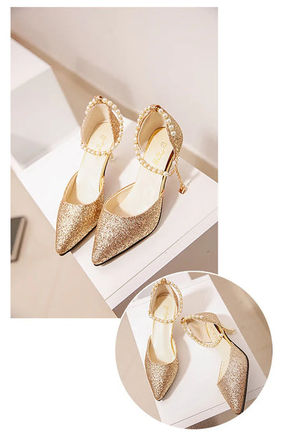 Bride Wedding High Heels – Elegant Women’s Party Pumps & Mules