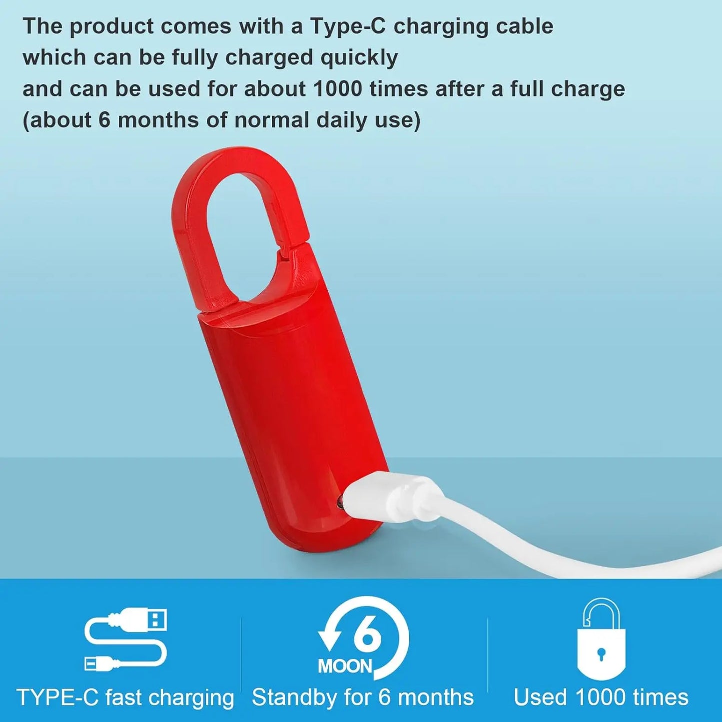 Mini Smart Fingerprint Padlock
