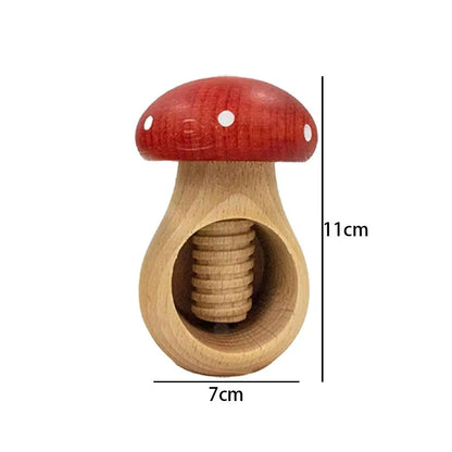 Mushroom Wooden Nutcracker