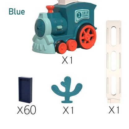 Kids Automatic Laying Domino Train
