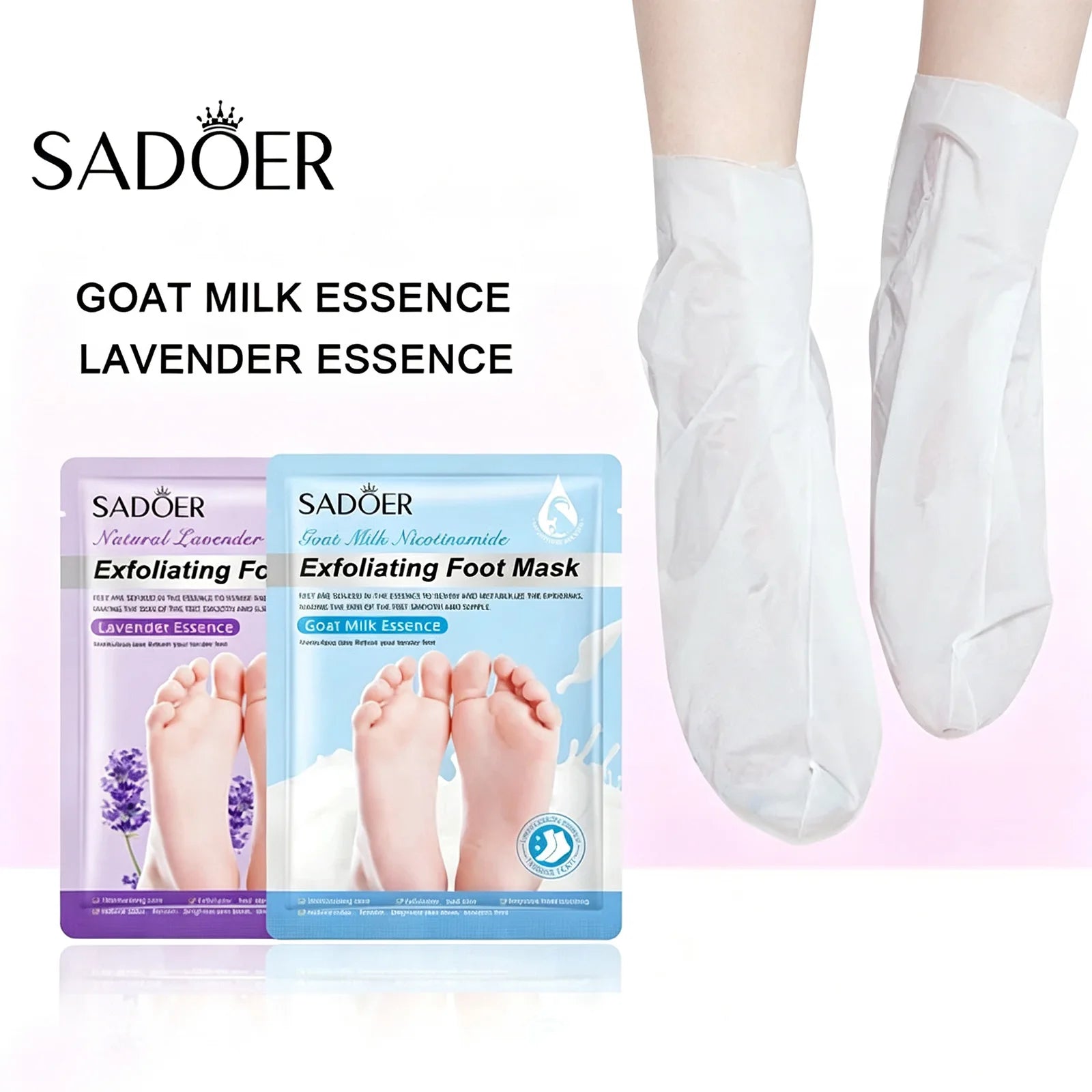 SADOER Foot Peel Mask Home Spa Treatment